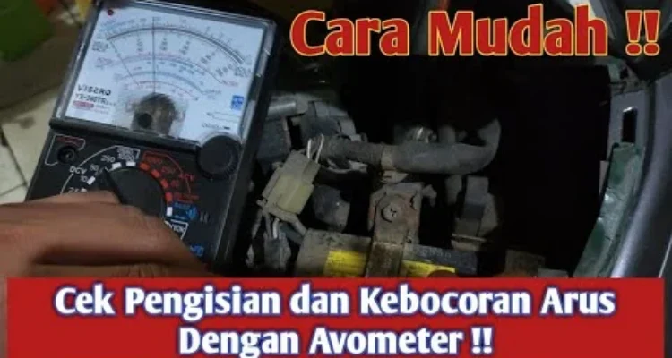 Cara cek kebocoran arus (parasitic draw) dengan avometer: Persiapan sebelum pengukuran