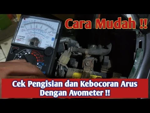 Cara cek kebocoran arus (parasitic draw) dengan avometer: Persiapan sebelum pengukuran