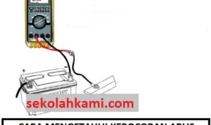 Cara cek kebocoran arus (parasitic draw) setelah pasang aki)