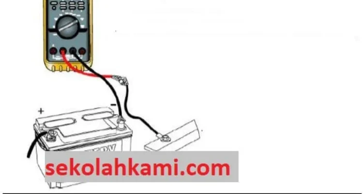 Cara cek kebocoran arus (parasitic draw) setelah pasang aki)