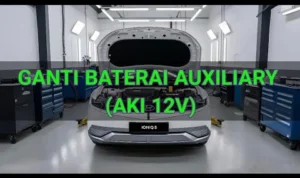 Cara ganti aki mobil Hyundai Ioniq 5 (Aki Auxiliary) langkah demi langkah