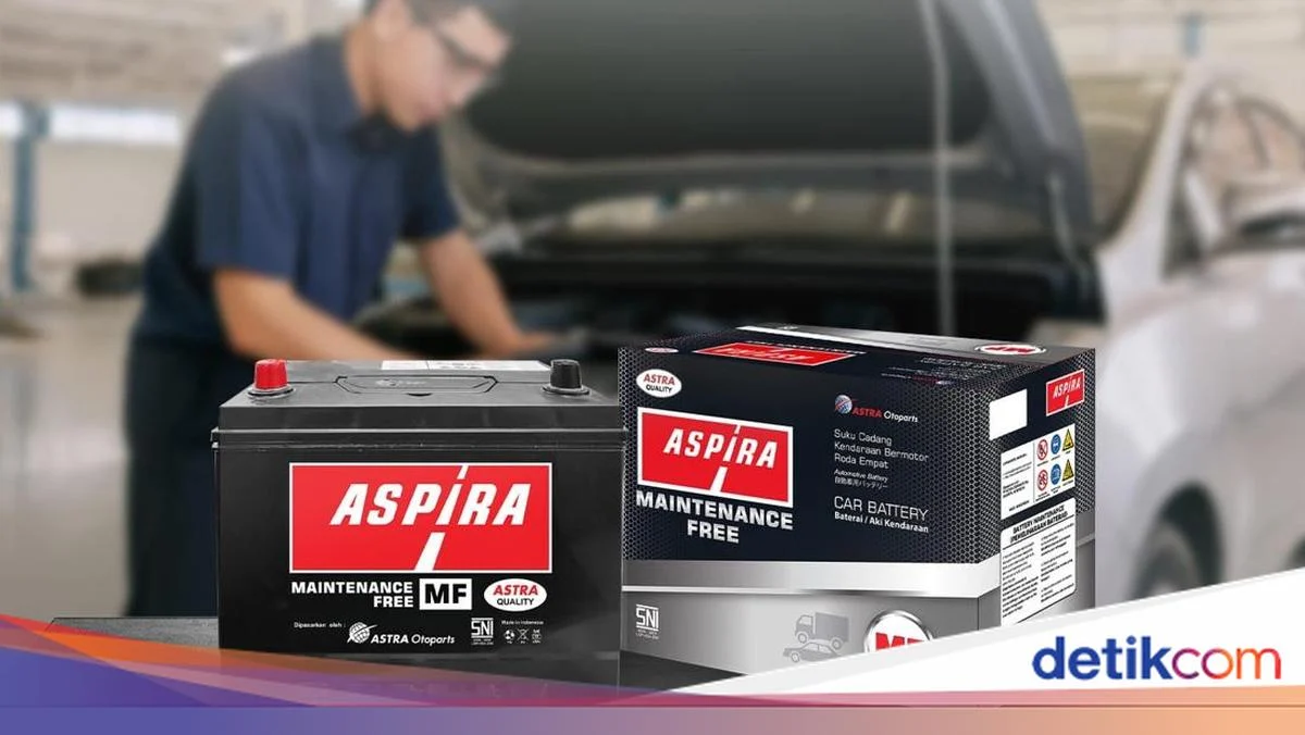 Cara ganti aki mobil merek Aspira Expo Maintenance Free