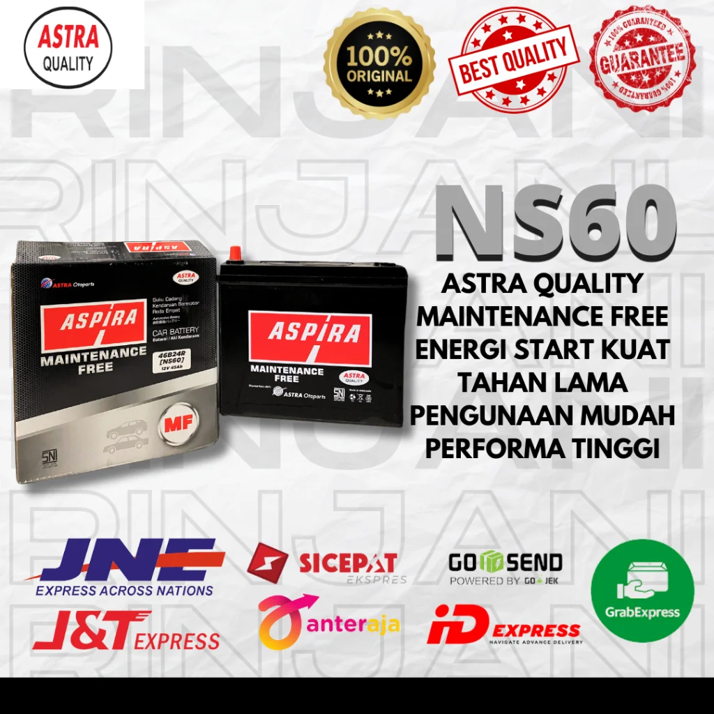 Cara ganti aki mobil merek Aspira vs NS (Untuk harian)