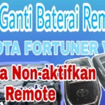 Cara ganti aki mobil remote keyless Toyota Fortuner: Persiapan Awal
