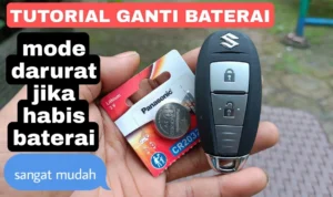 Cara ganti aki mobil remote keyless yang habis baterai: Langkah demi Langkah