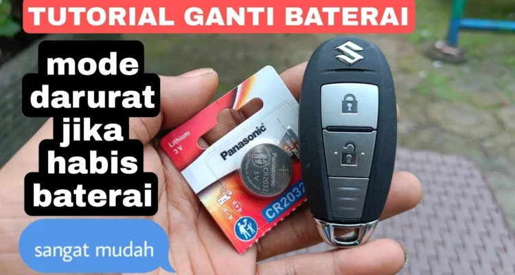 Cara ganti aki mobil remote keyless yang habis baterai: Langkah demi Langkah