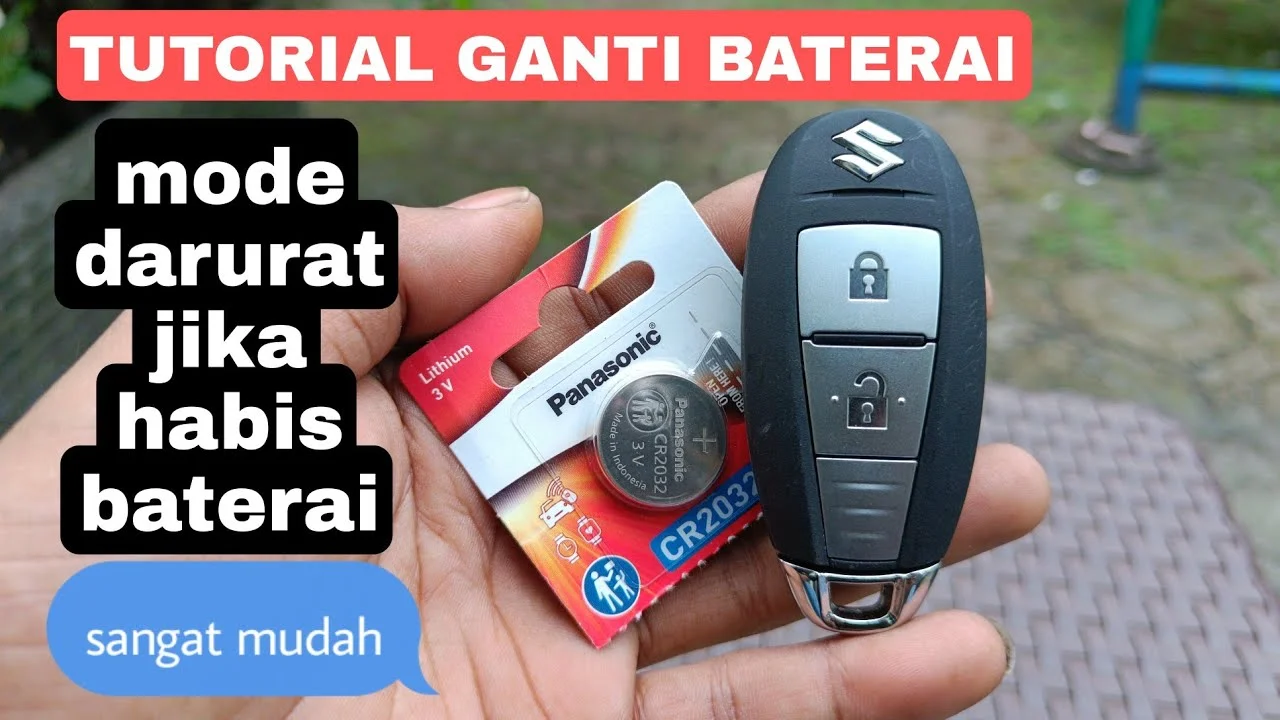 Cara ganti aki mobil remote keyless yang habis baterai: Langkah demi Langkah