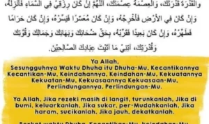 Cara Membaca Doa Dhuha Rezeki Melimpah yang Benar