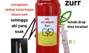 Cara membedakan air aki merah asli dan palsu saat beli