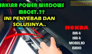 Cara mengatasi power window macet setelah lepas aki mobil: Menguji motor dan saklar