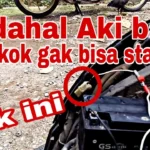 Cara mengatasi suara “tek‑tek” saat starter tapi aki baru