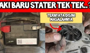 Cara mengatasi suara "tek-tek" saat starter tapi aki baru: Langkah-langkah diagnostik awal
