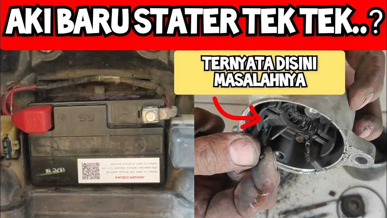 Cara mengatasi suara "tek-tek" saat starter tapi aki baru: Langkah-langkah diagnostik awal