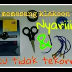 Cara pasang aki mobil agar klakson keong nyaring: Persiapan Awal
