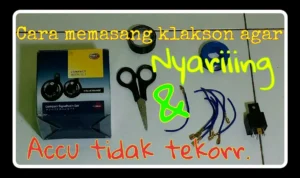 Cara pasang aki mobil agar klakson keong nyaring: Persiapan Awal