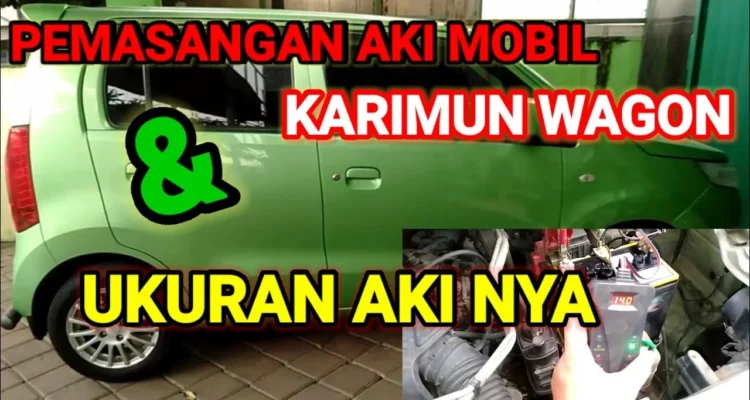 Cara pasang aki mobil Suzuki Karimun Wagon R: Langkah demi langkah