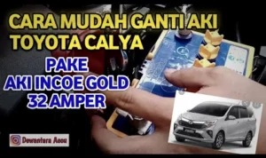 Cara pasang aki mobil Toyota Calya: Langkah‑langkah pemasangan