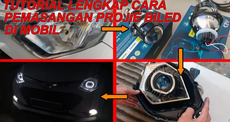 Cara Pasang Aki Mobil untuk Penggunaan Lampu Biled Projector: Persiapan Awal