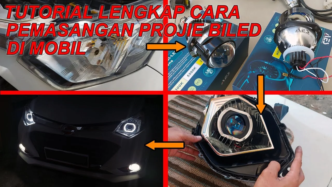 Cara Pasang Aki Mobil untuk Penggunaan Lampu Biled Projector: Persiapan Awal
