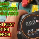 Cara pasang isolator aki otomatis agar aki starter tidak tekor: Langkah pertama