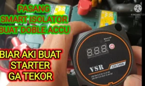 Cara pasang isolator aki otomatis agar aki starter tidak tekor: Langkah pertama