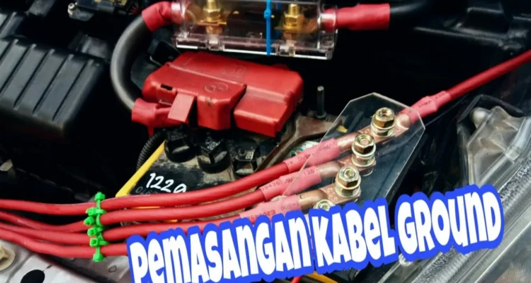 Cara pasang kabel massa (grounding) tambahan untuk stabilkan audio pada sistem audio mobil