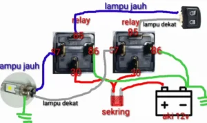 Cara pasang relay set agar beban lampu utama tidak langsung ke aki: Persiapan dan Perencanaan