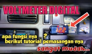Cara pasang voltmeter digital di dashboard mobil: Langkah demi Langkah