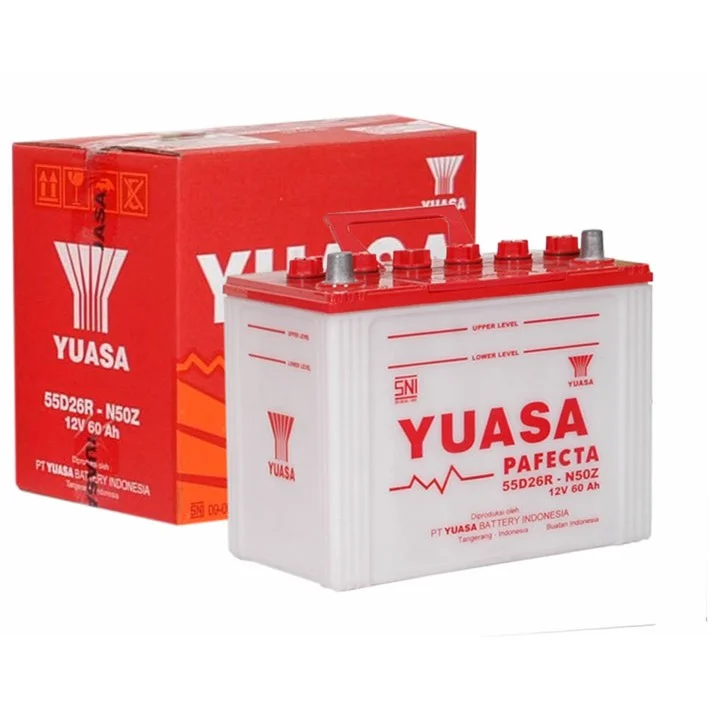 Daftar harga aki mobil Yuasa Pafecta 2026 lengkap per tipe dan kapasitas