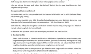 Doa Dhuha Agar Anak Sukses dan Berbakti: Tata Cara dan Makna Mendalam