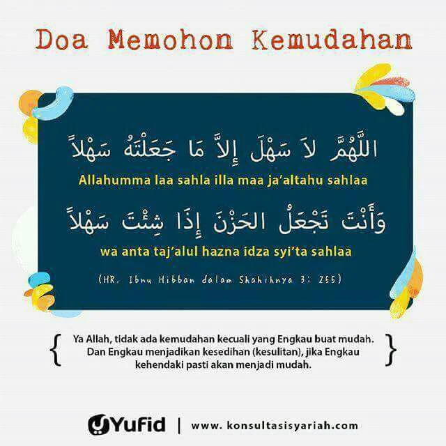 doa dhuha agar diberi kemudahan dalam usaha