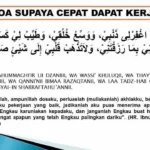 Doa Dhuha agar Dimudahkan Cari Kerja: Makna dan Dasar Sunnah