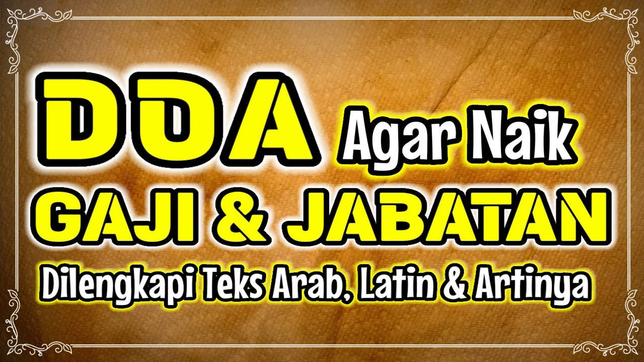 doa dhuha agar gaji naik: cara dan manfaat