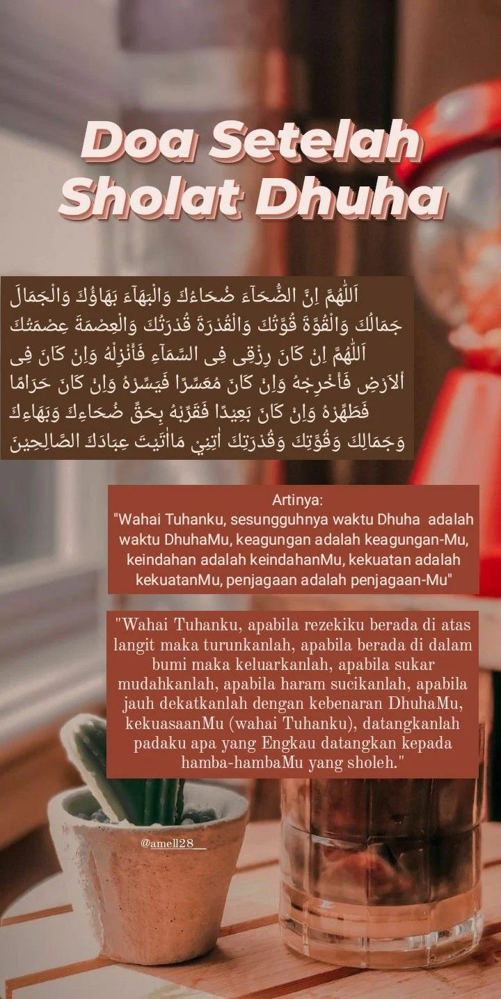 Doa Dhuha Agar Hidup Berkah