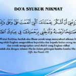 doa dhuha agar selalu bersyukur atas nikmat