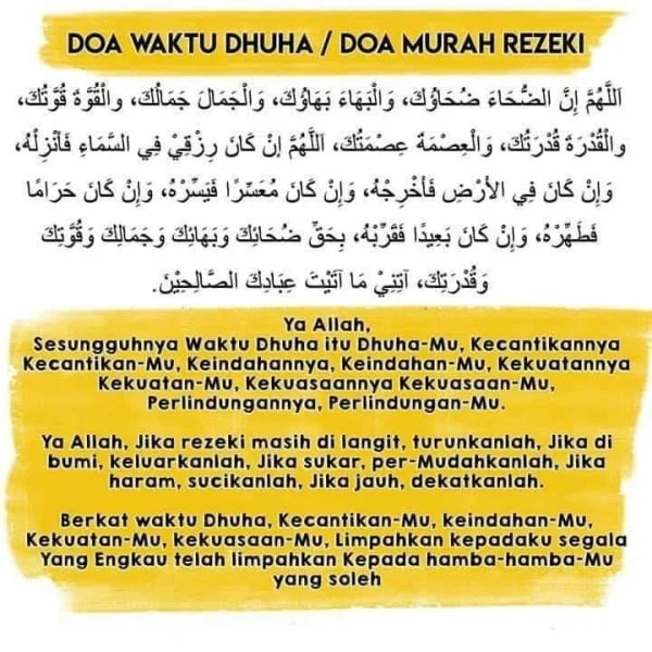 doa dhuha mudah dihafal: Mengapa Penting Memiliki Versi Ringkas?