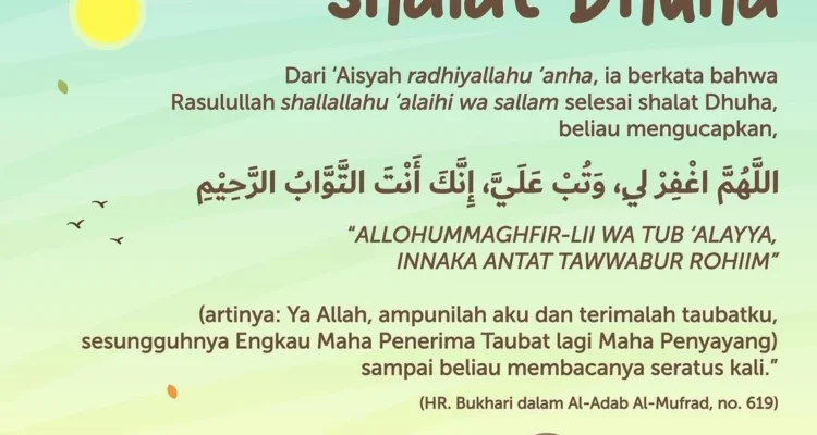 doa dhuha untuk keberkahan hidup