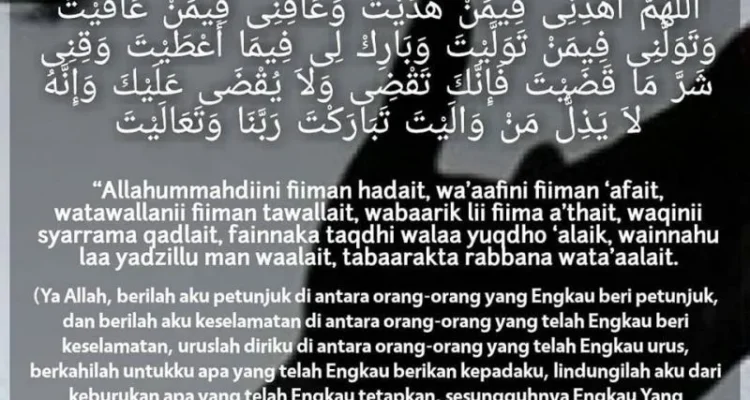 Doa Qunut Witir Lengkap Artikel Panjang dan Mendalam: Sejarah, Teks, dan Praktik