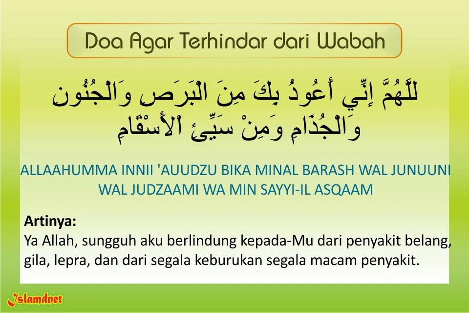 Doa Tahajud Agar Dijauhkan Dari Wabah