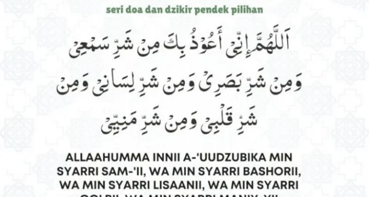 doa tahajud agar dijauhkan dari zina