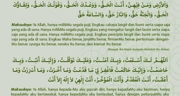 Doa Tahajud Agar Keluarga Sehat: Makna dan Manfaat