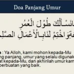 doa tahajud agar panjang umur berkah