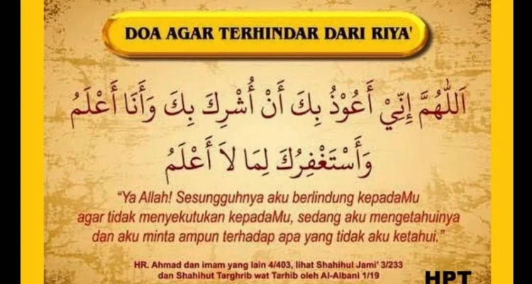 Doa Tahajud Agar Terhindar Dari Riya: Memahami Esensinya