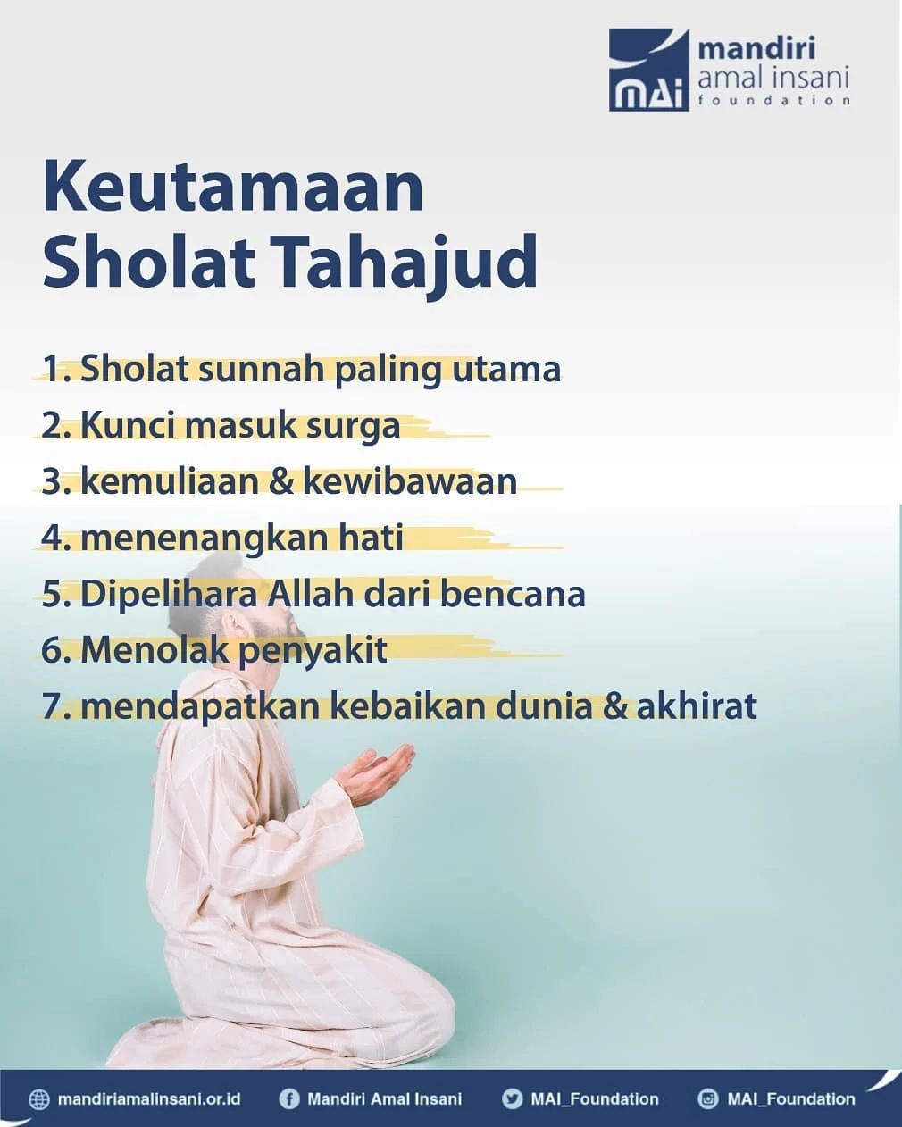 Doa Tahajud Malam Hari: Keutamaan dan Manfaat Spiritual