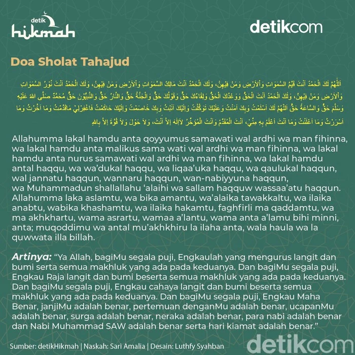 doa tahajud minta hajat: Pengertian dan Keutamaannya