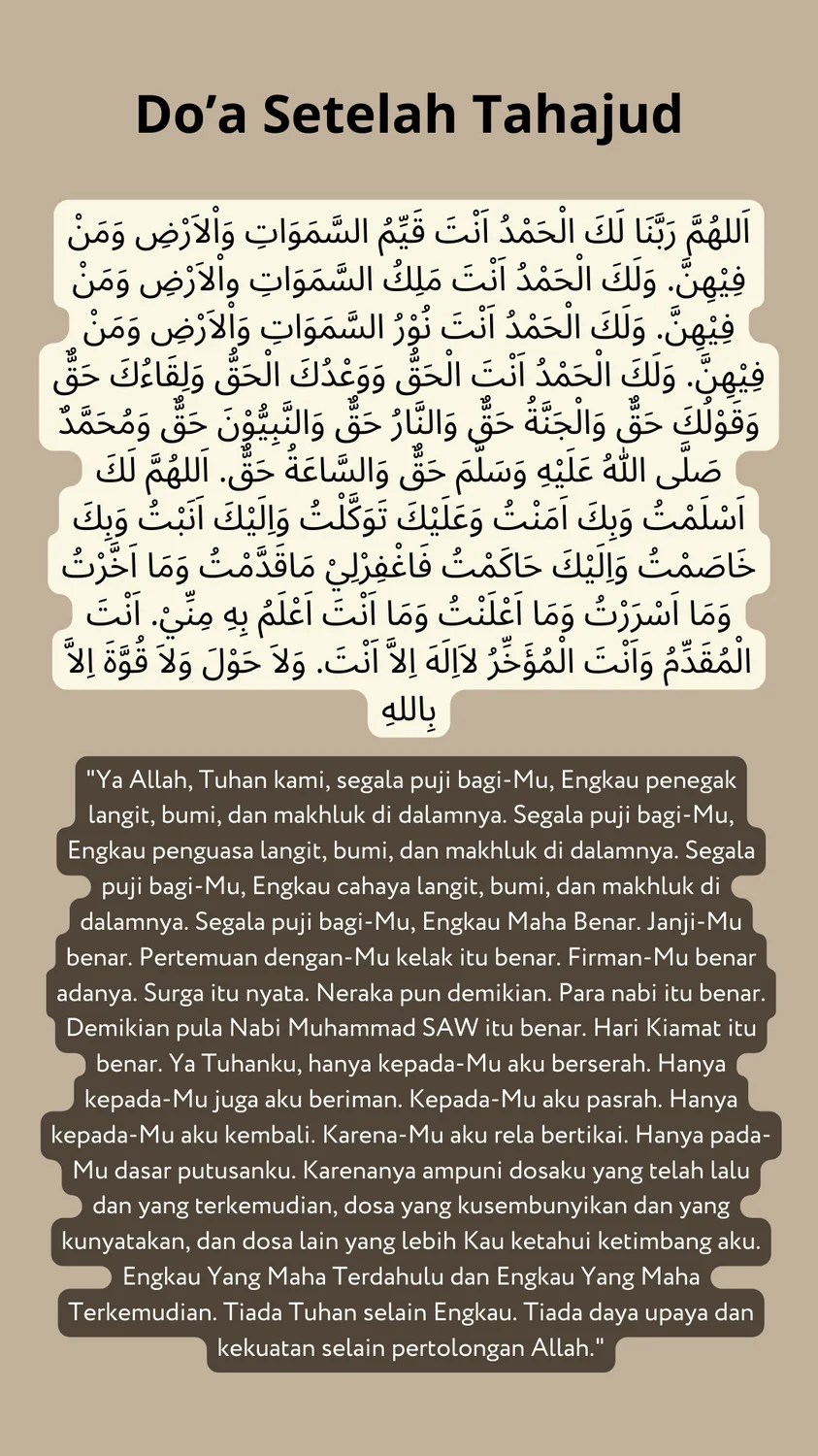 Doa Tahajud untuk Orang Tua Tercinta: Mengapa Penting?