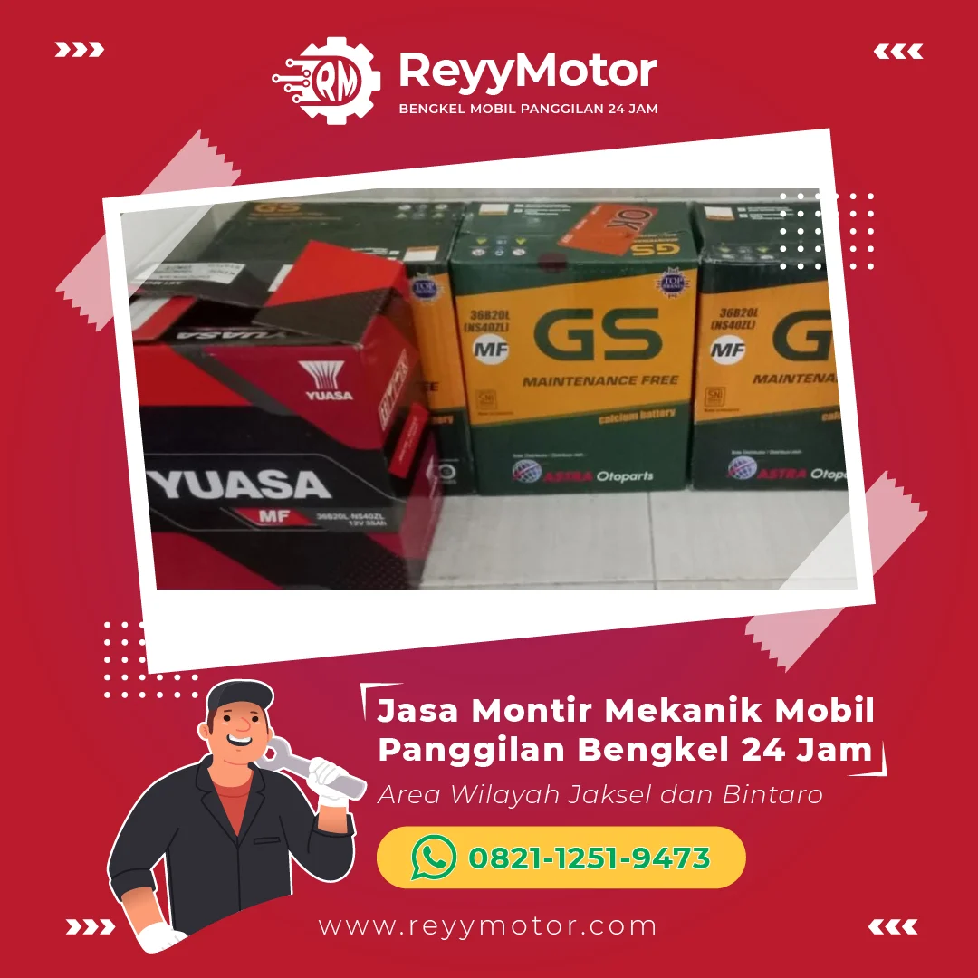 Jasa pasang aki mobil panggilan Mataram Lombok: Layanan Cepat dan Profesional