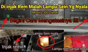Kenapa lampu dashboard redup saat injak rem (masalah massa aki)