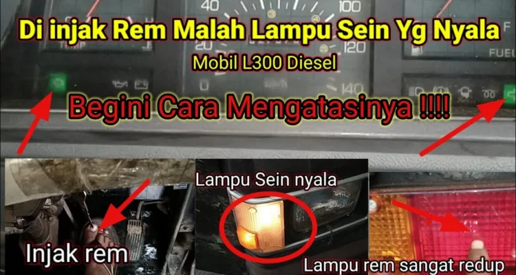 Kenapa lampu dashboard redup saat injak rem (masalah massa aki)