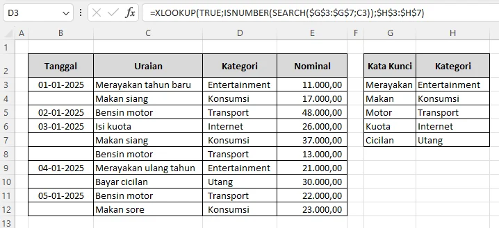 Klaster: Spesifik Model, Tahun, & Transmisi (241-350) – Langkah Awal Membuat Kategori